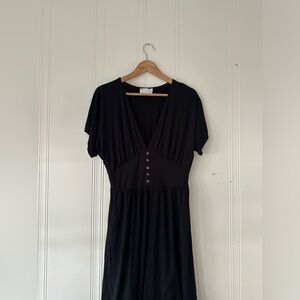 Midi ASOS v neck dress